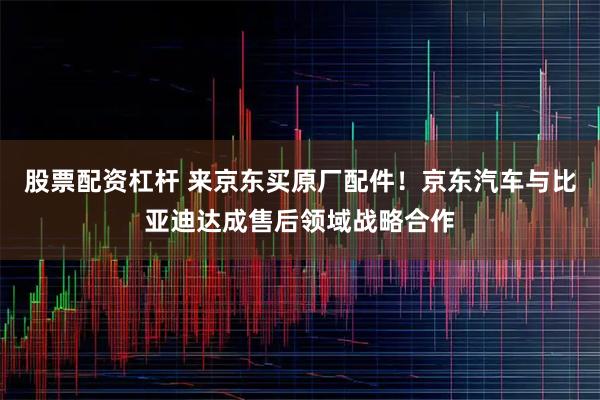 股票配资杠杆 来京东买原厂配件！京东汽车与比亚迪达成售后领域战略合作